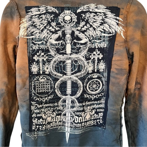 Affliction Womens Full Zip Hoodie - Picture 7 of 8